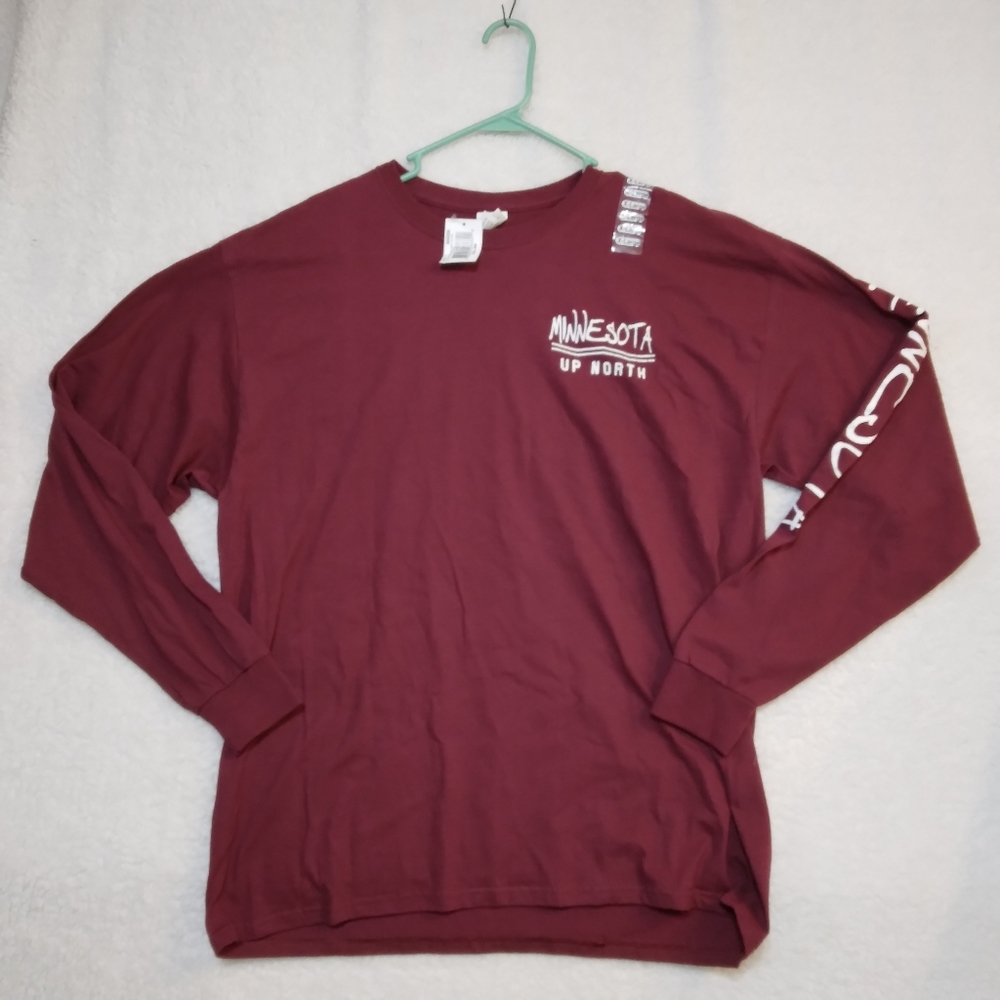 NWT- Minnesota Up North Men's Long Sleeve Tee XL